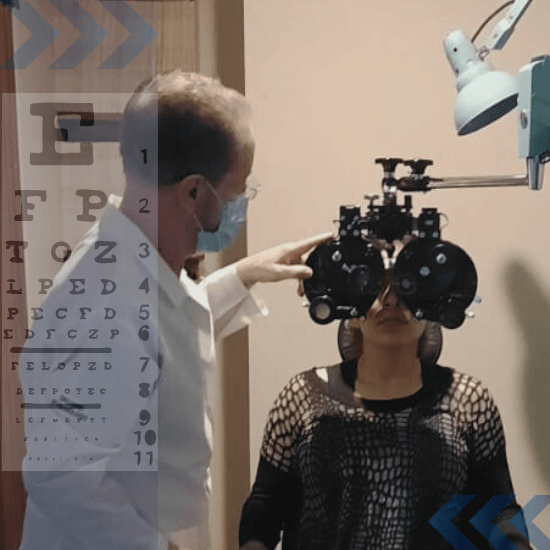 Examen de la vista y adaptación de lentes Dr. Aranda